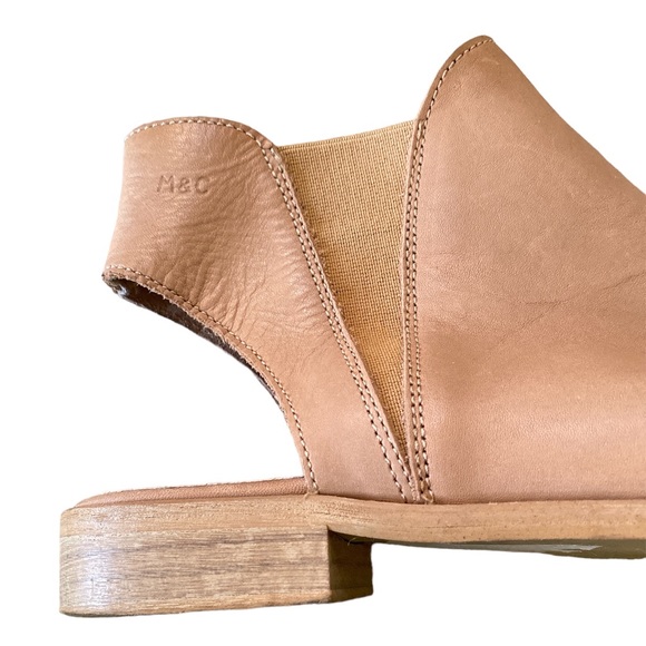 Musse & Cloud Ciara Tan Leather Open Toe Sandals - 7 / 7.5 - Picture 11 of 16